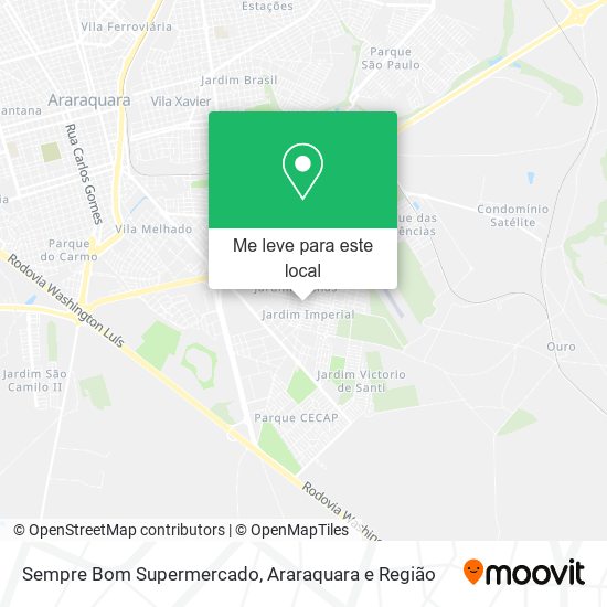 Sempre Bom Supermercado mapa