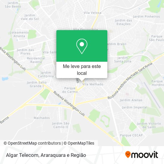 Algar Telecom mapa