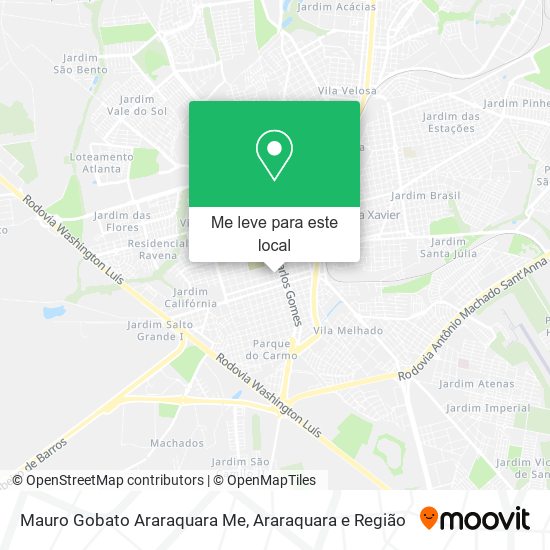 Mauro Gobato Araraquara Me mapa