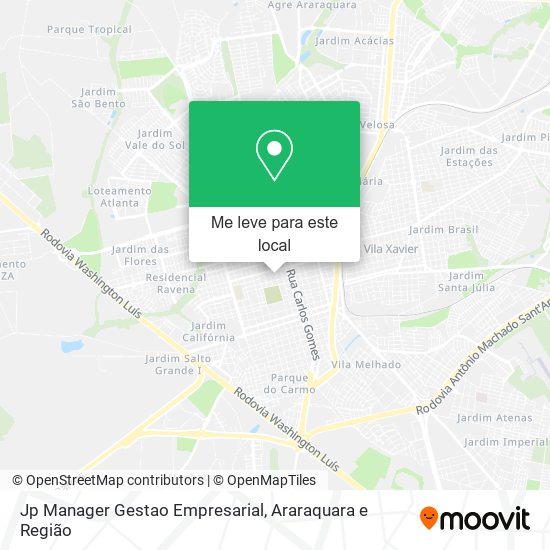 Jp Manager Gestao Empresarial mapa