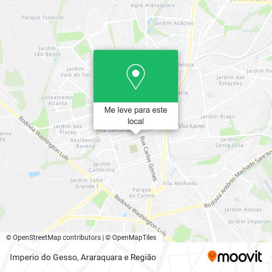 Imperio do Gesso mapa