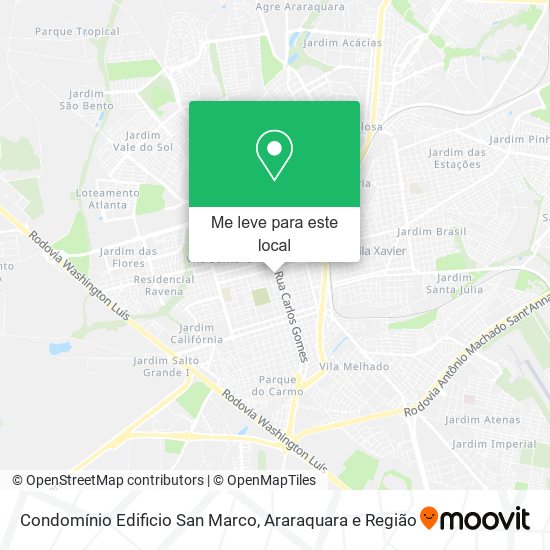 Condomínio Edificio San Marco mapa