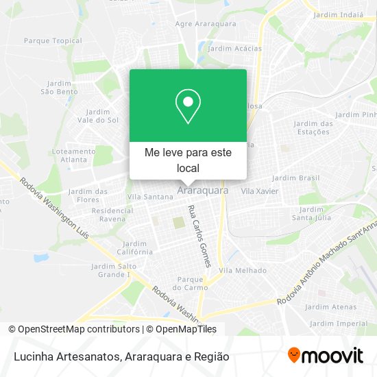 Lucinha Artesanatos mapa