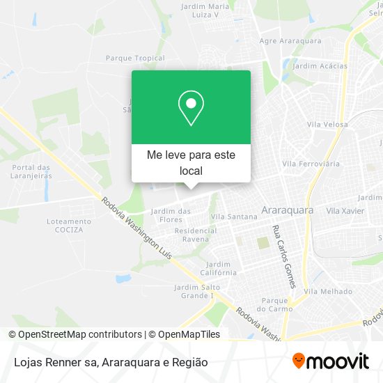 Lojas Renner sa mapa