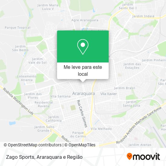 Zago Sports mapa