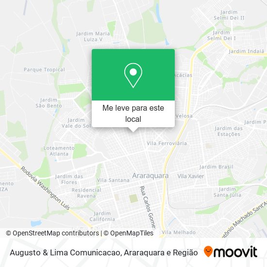 Augusto & Lima Comunicacao mapa