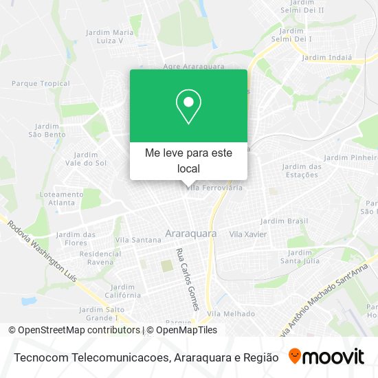 Tecnocom Telecomunicacoes mapa