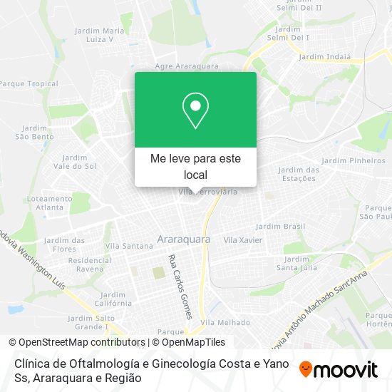 Clínica de Oftalmología e Ginecología Costa e Yano Ss mapa