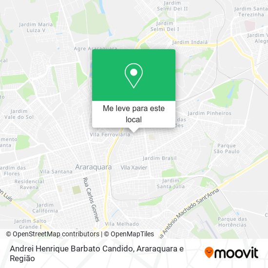 Andrei Henrique Barbato Candido mapa