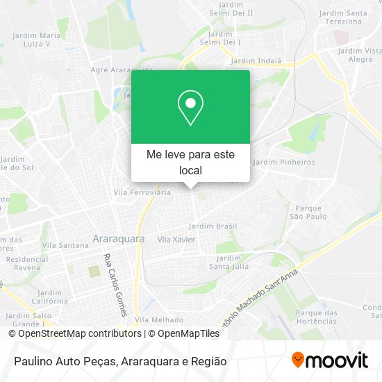 Paulino Auto Peças mapa