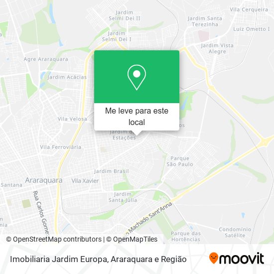 Imobiliaria Jardim Europa mapa