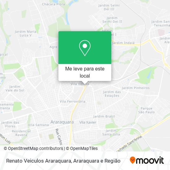 Renato Veiculos Araraquara mapa