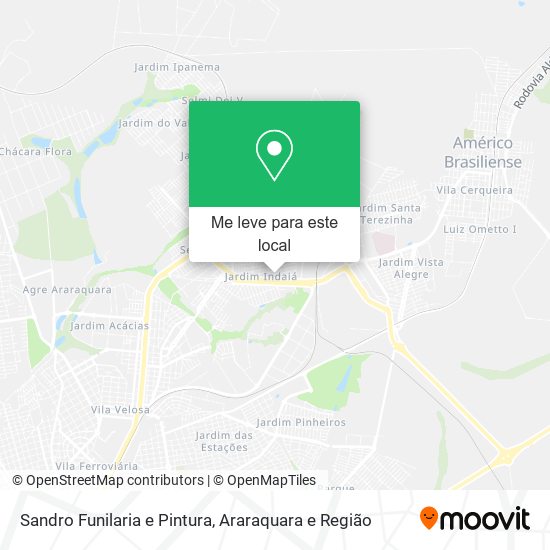 Sandro Funilaria e Pintura mapa