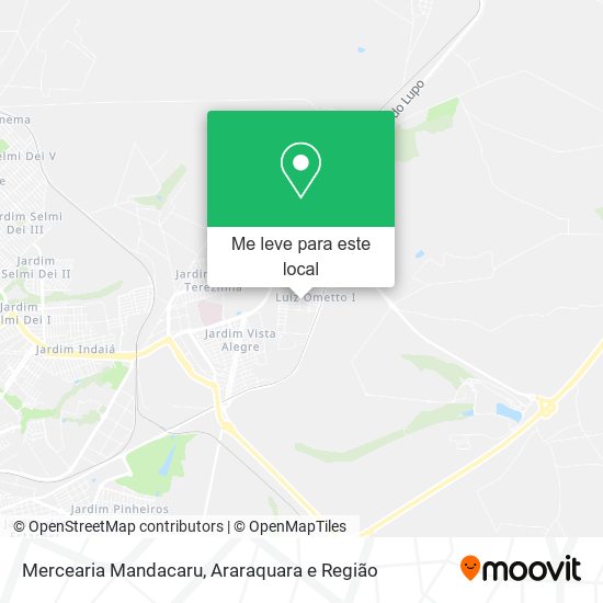 Mercearia Mandacaru mapa