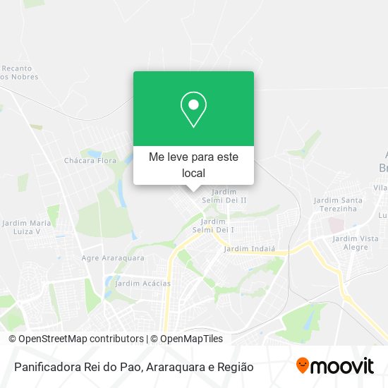 Panificadora Rei do Pao mapa