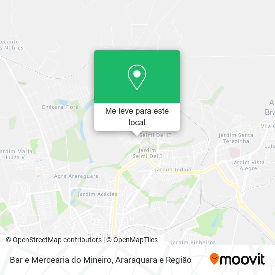 Bar e Mercearia do Mineiro mapa