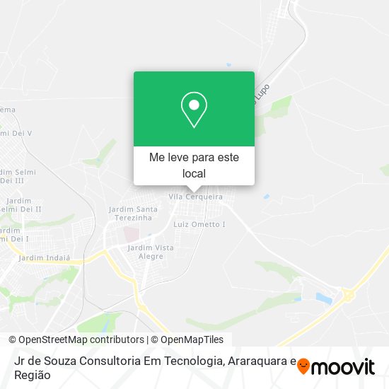 Jr de Souza Consultoria Em Tecnologia mapa