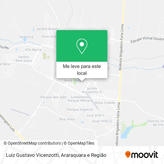 Luiz Gustavo Vicenzotti mapa