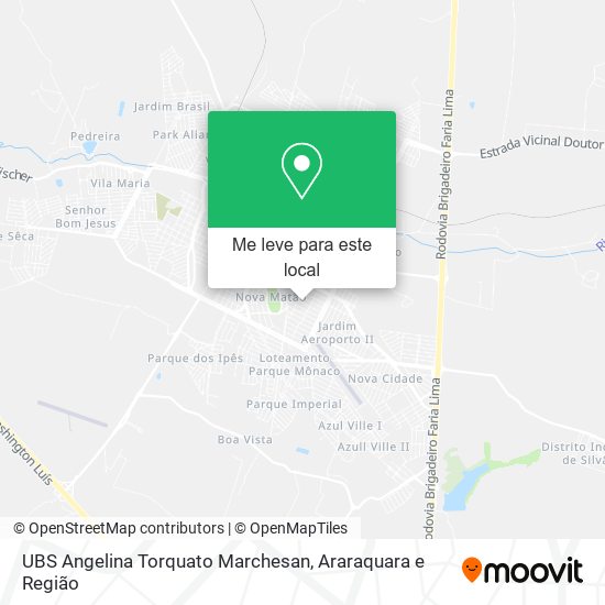 UBS Angelina Torquato Marchesan mapa