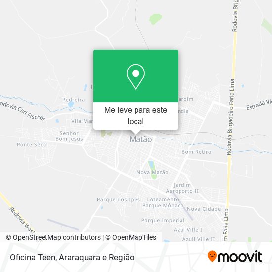 Oficina Teen mapa
