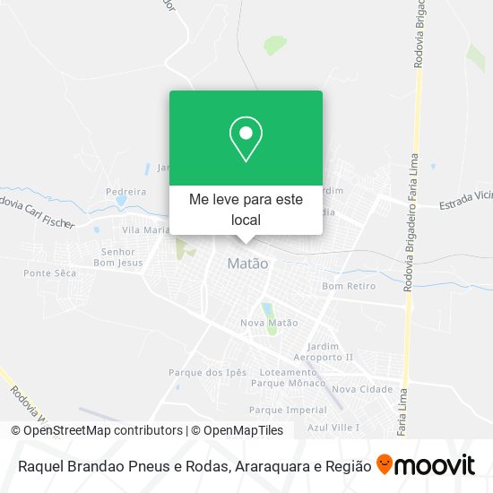 Raquel Brandao Pneus e Rodas mapa
