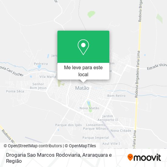 Drogaria Sao Marcos Rodoviaria mapa