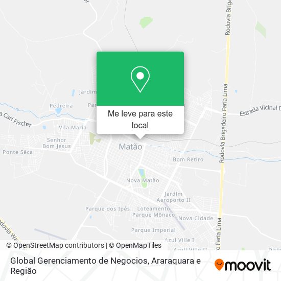 Global Gerenciamento de Negocios mapa