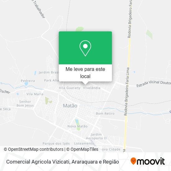Comercial Agricola Vizicati mapa