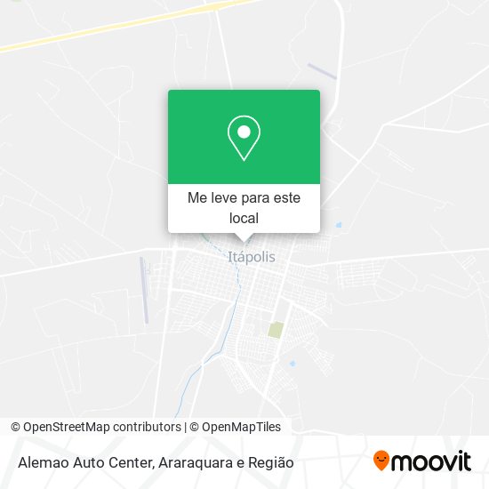 Alemao Auto Center mapa