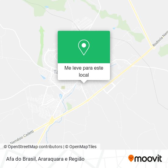 Afa do Brasil mapa