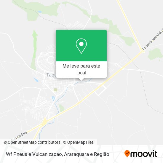 Wf Pneus e Vulcanizacao mapa