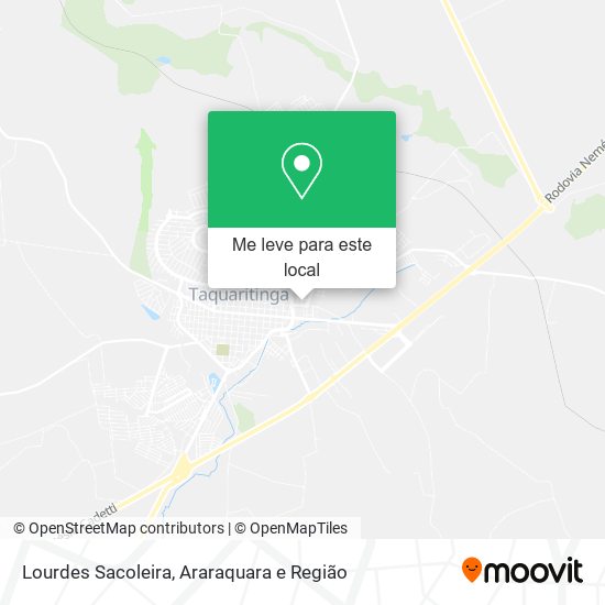 Lourdes Sacoleira mapa