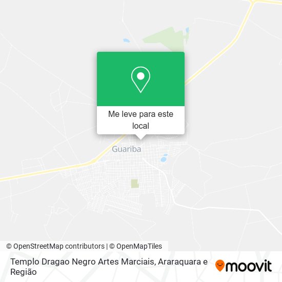 Templo Dragao Negro Artes Marciais mapa