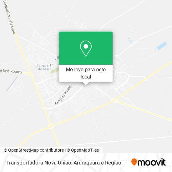 Transportadora Nova Uniao mapa