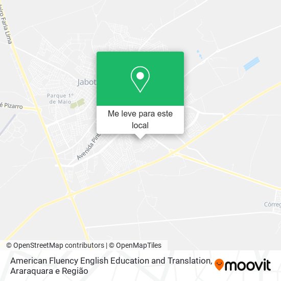 American Fluency English Education and Translation mapa