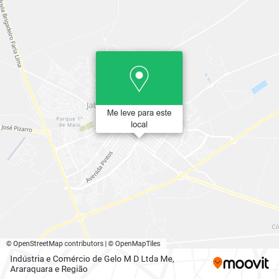 Indústria e Comércio de Gelo M D Ltda Me mapa