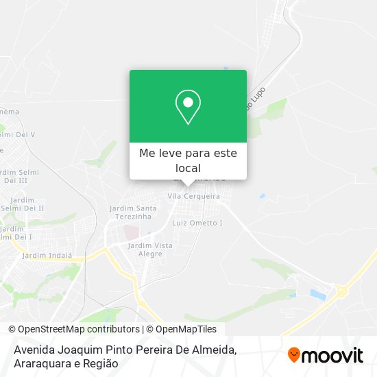 Avenida Joaquim Pinto Pereira De Almeida mapa