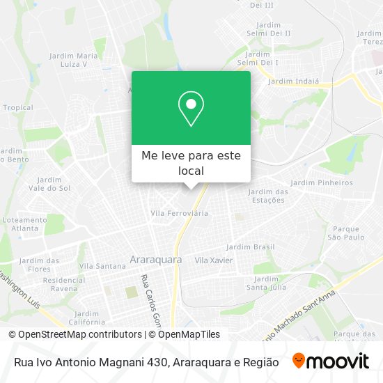 Rua Ivo Antonio Magnani 430 mapa