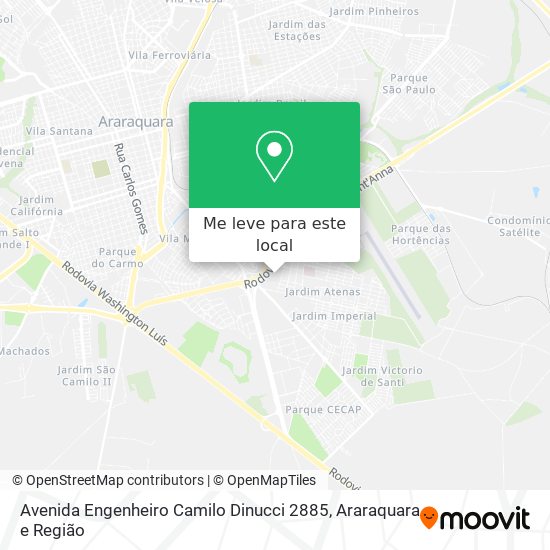Avenida Engenheiro Camilo Dinucci 2885 mapa