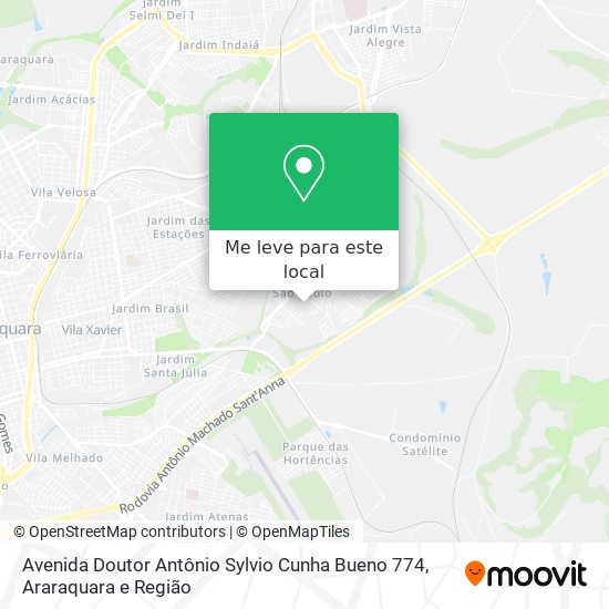 Avenida Doutor Antônio Sylvio Cunha Bueno 774 mapa