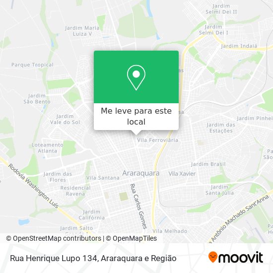 Rua Henrique Lupo 134 mapa