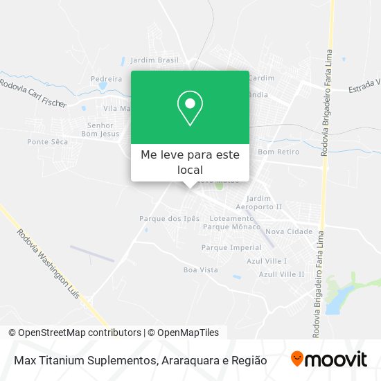Max Titanium Suplementos mapa