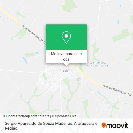 Sergio Aparecido de Souza Madeiras mapa