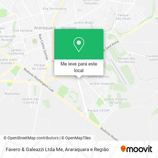 Favero & Galeazzi Ltda Me mapa