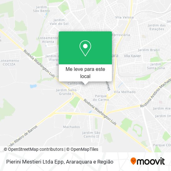Pierini Mestieri Ltda Epp mapa