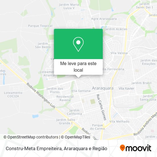 Constru-Meta Empreiteira mapa