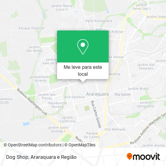 Dog Shop mapa