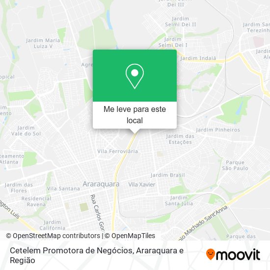 Cetelem Promotora de Negócios mapa