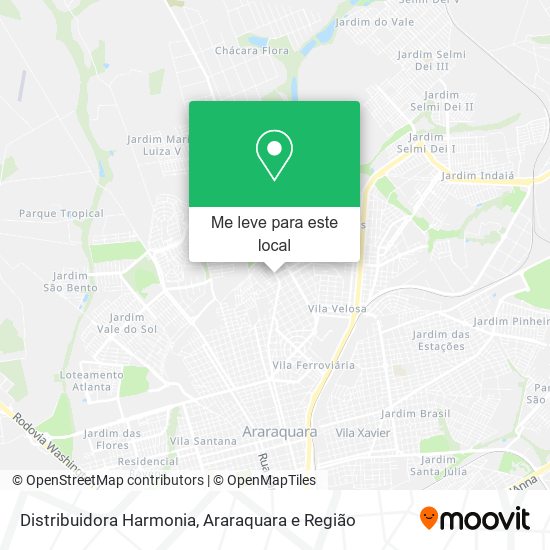 Distribuidora Harmonia mapa