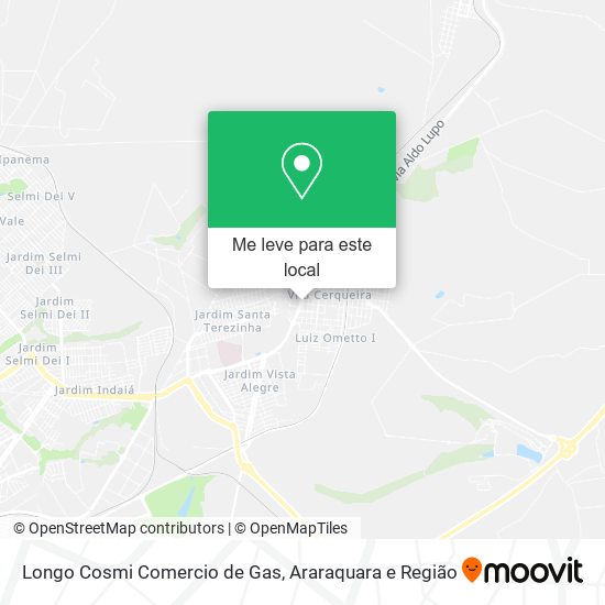 Longo Cosmi Comercio de Gas mapa